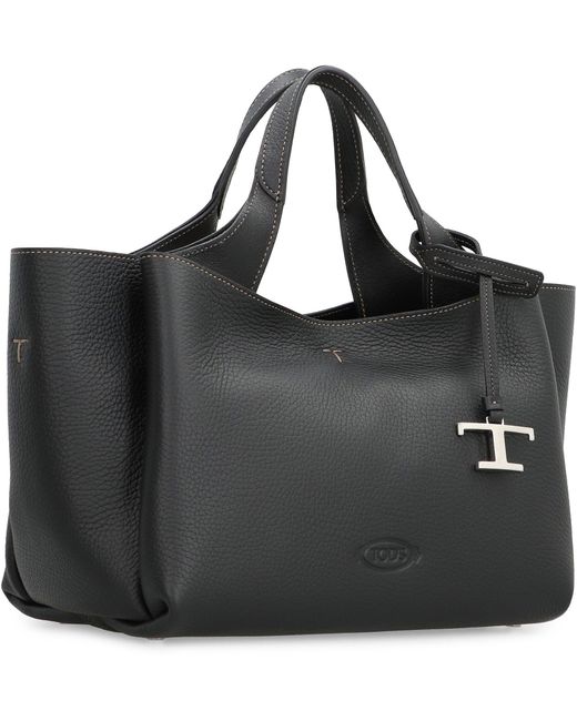 Tod's Black Leather Mini Handbag