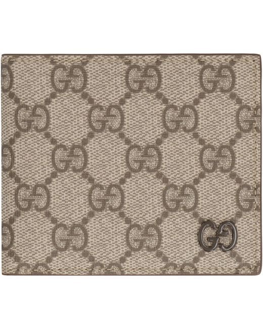 Gucci Natural Interior Gg Bi-Fold Wallet for men