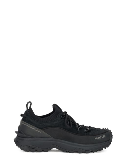 Moncler Black Sport Shoes With High Sole