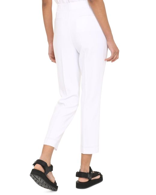 MICHAEL Michael Kors White Crêpe Trousers for men