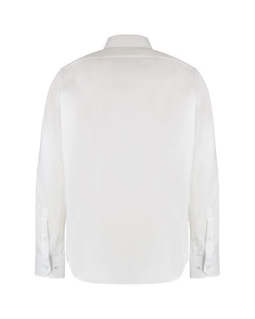 Boss White Cotton Shirt