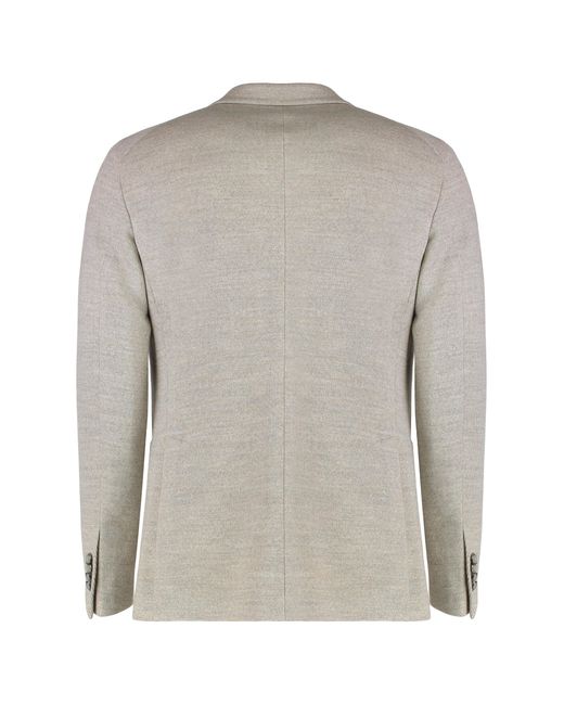 Tagliatore Gray Single-Breasted Jacket for men