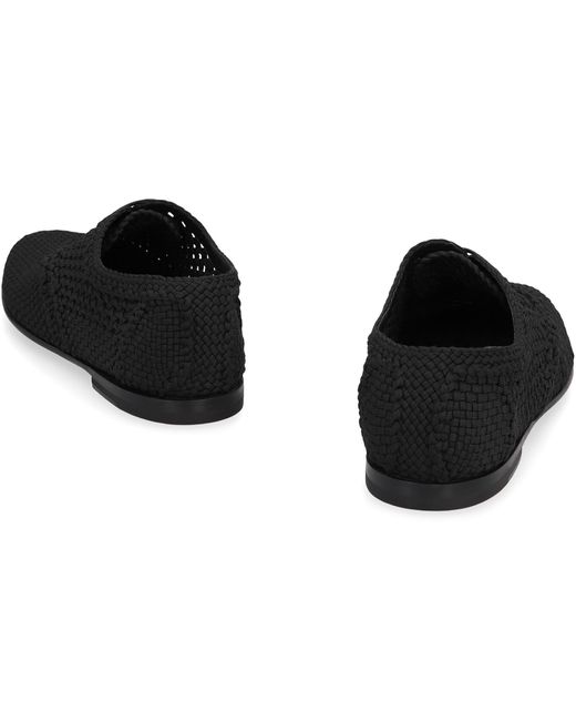 Dolce & Gabbana Black Dolce & Gabbana Derby Lace-Up Shoes for men