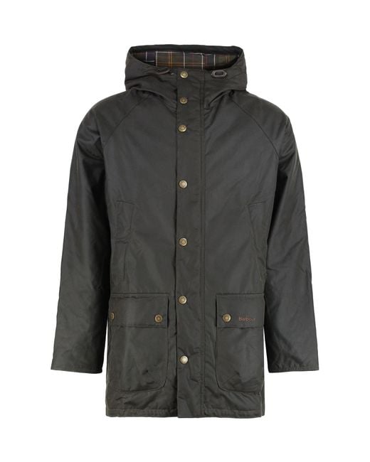 Barbour Black Parka Bedale for men