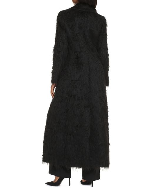 Rabanne Alpaca Fur Coat in Black Lyst