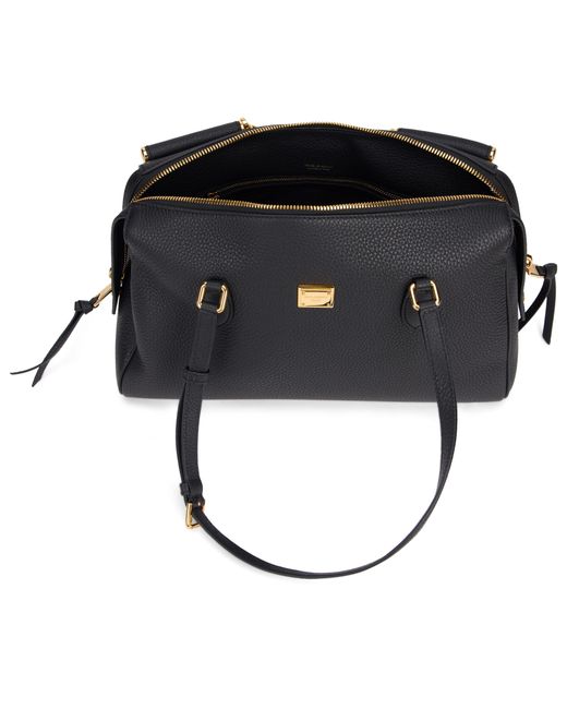 Dolce & Gabbana Black Leather Tote Bag