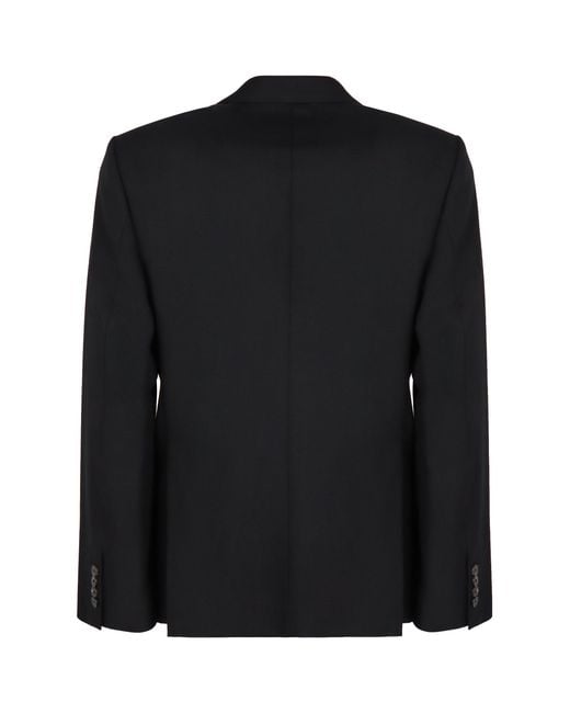 Dries Van Noten Black Blain's Single-Breasted Jacket for men