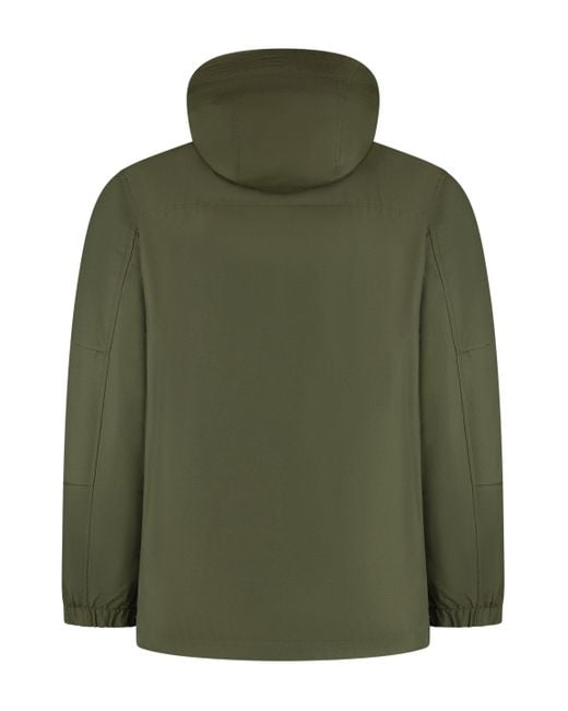 Parka Light Ramar con cappuccio di Woolrich in Green da Uomo