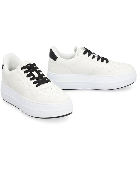 Hogan White Skyscraper Low-Top Sneakers