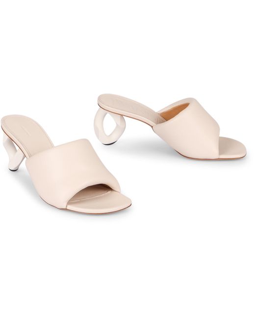 J.W. Anderson Pink Leather Mules
