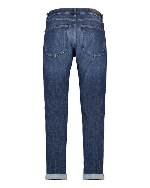 Dondup Blue Icon Regular Fit Jeans for men