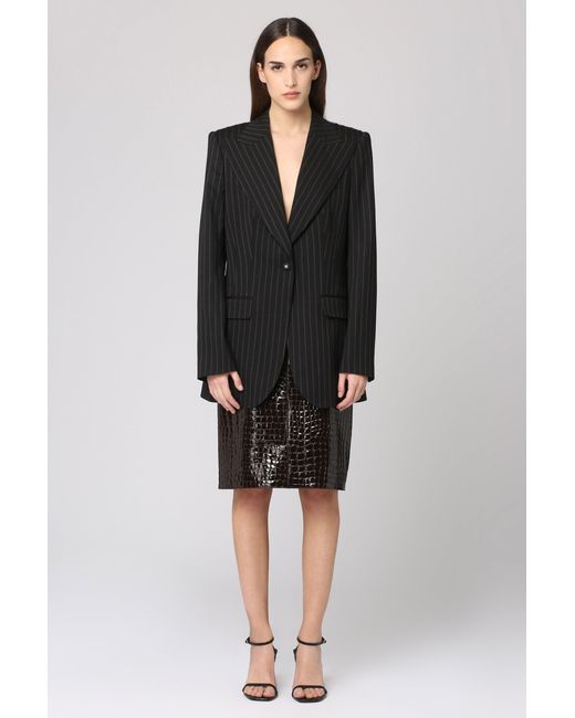 Dolce & Gabbana Black Single-Breasted One Button Jacket
