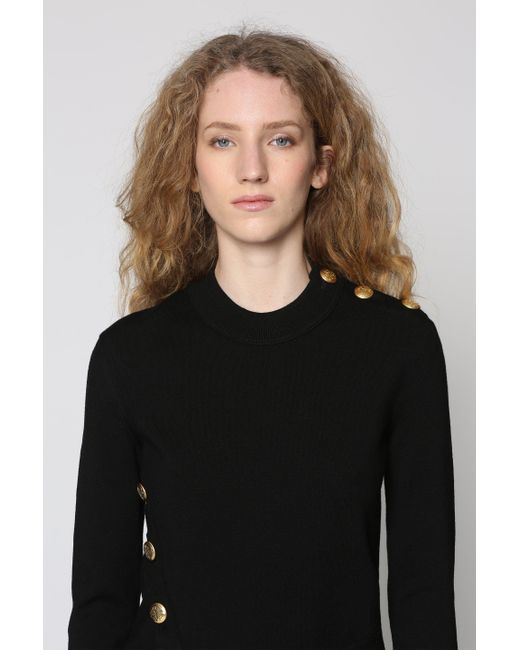 Alexander McQueen Black Wool Blend Sweater