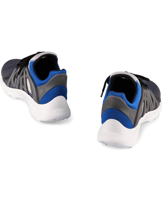 Fendi Blue Tag Low-Top Sneakers for men