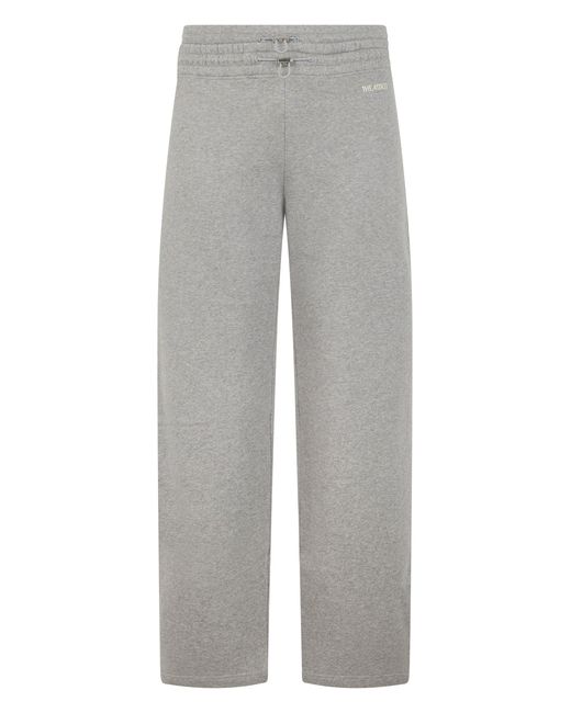 The Attico Gray Sports Pants With Elastic