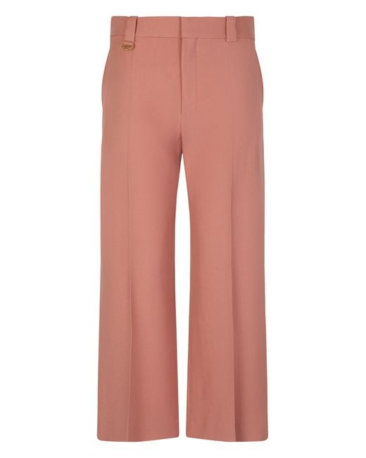 Chloé Pink Flared Pants