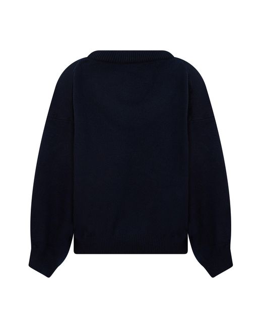 Lisa Yang Blue Oversized Sweater