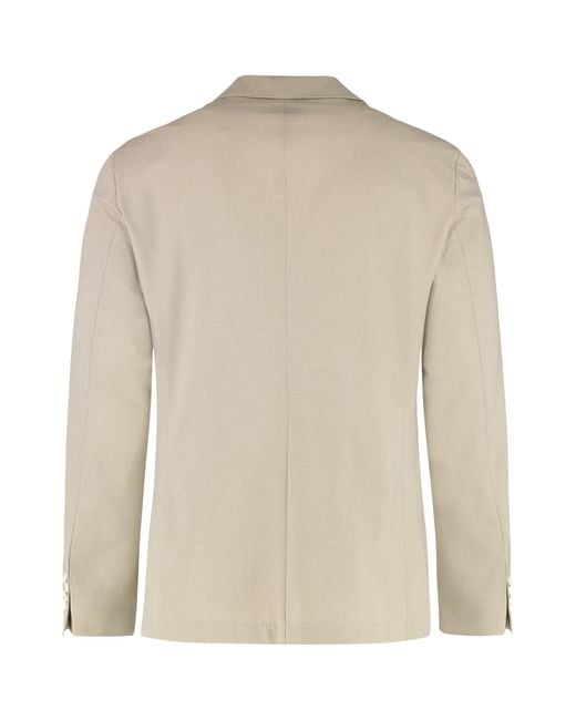 Boss Natural Single-Breasted Two-Button Jacket for men
