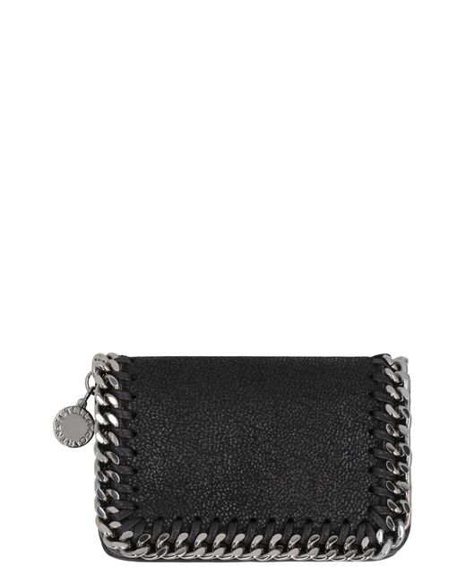 Stella McCartney Gray Wallet With Small Flap Falabella