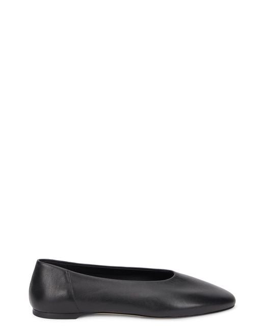 Totême Black Slip Ballerinas