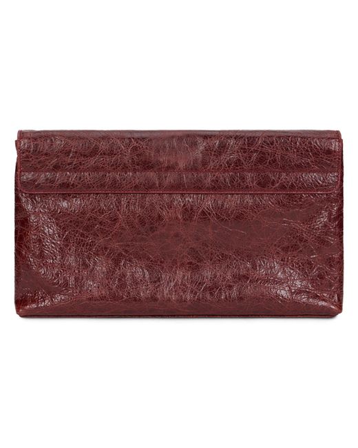 Balenciaga Purple Clutch Lecity