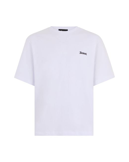 Laminar White Short Sleeve T-Shirt for men