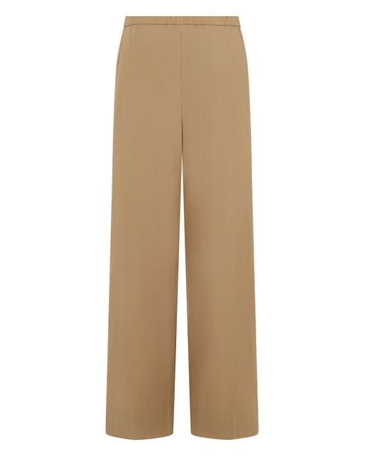 Moncler Natural Loose Cotton Pants