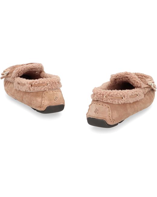 Jimmy Choo Brown Moccasins Manon F