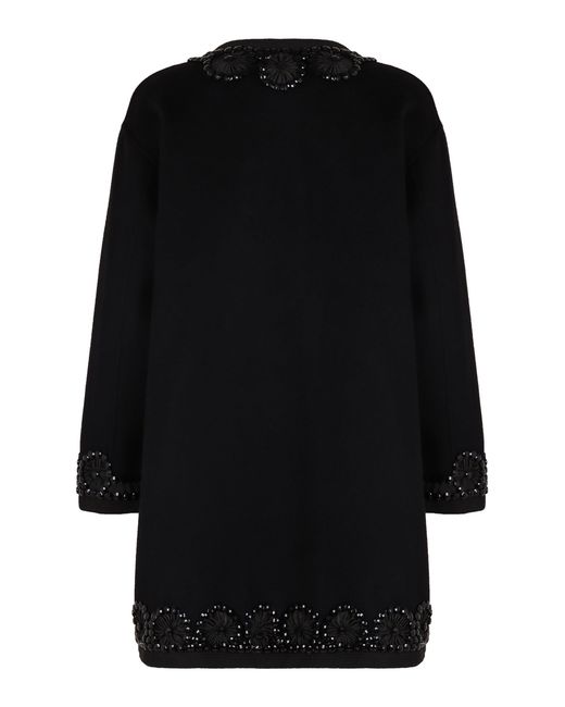 P.A.R.O.S.H. Black Wool Coat