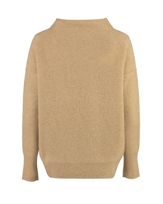 Vince Cashmere Sweater in Natural | Lyst UK