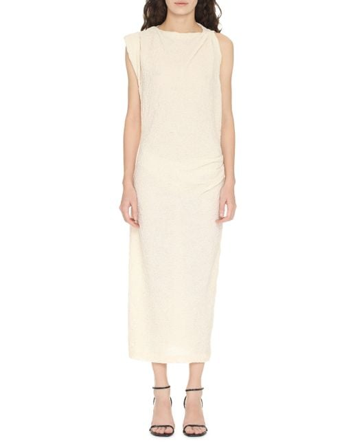 Isabel Marant White Franzy Cotton-Blend Dress