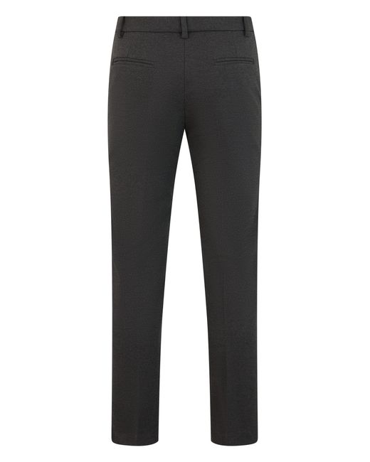 Pinko Gray Slim Fit Trousers With Elastic Waist And Slight Flare