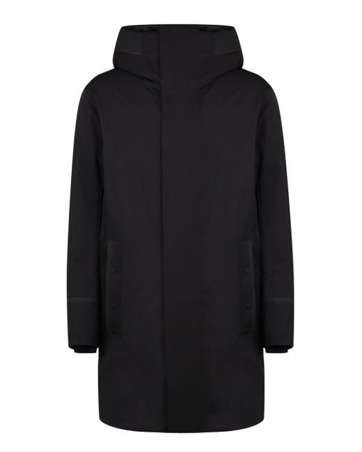 Fusalp Black Elon Hooded Parka for men