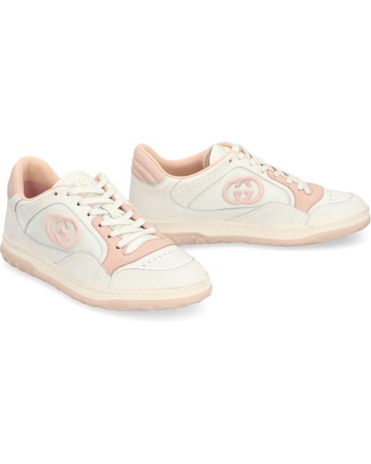 Gucci Pink Mac80 Low-Top Sneakers