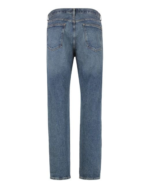 Agolde Blue Curtis Straight Leg Jeans for men