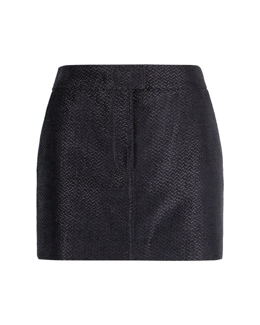 Tom Ford Black Chic Viscose Blend Mini Skirt