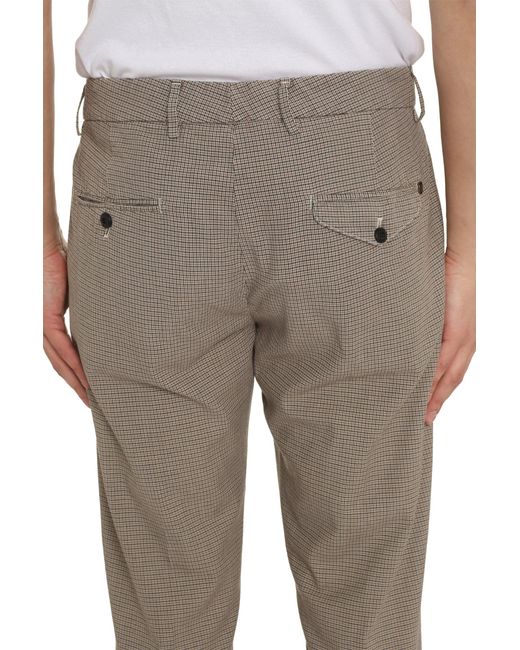 Dondup Gray Joe Prince-of-wales Checked Trousers for men