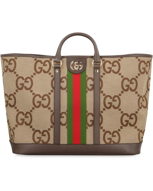 Gucci Brown Jumbo GG Medium Tote Bag for men