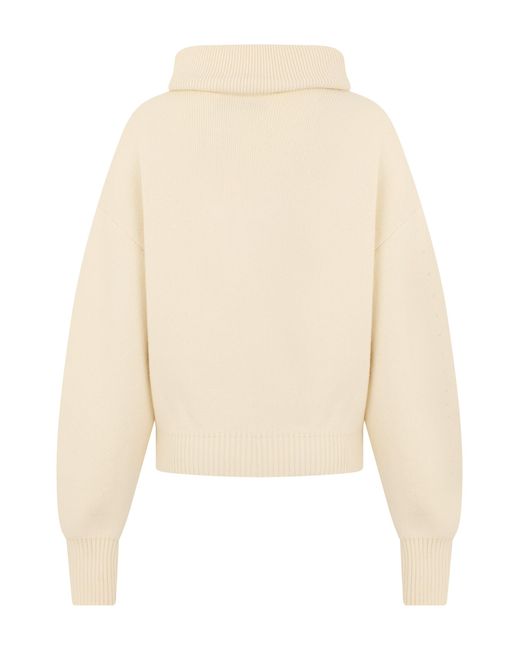 Jacquemus Natural Wool And Cashmere Sweater