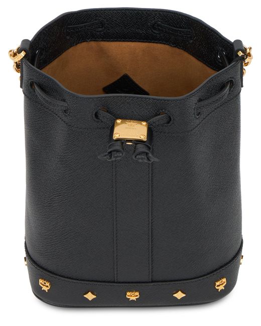 Borsa a secchiello di MCM in Black