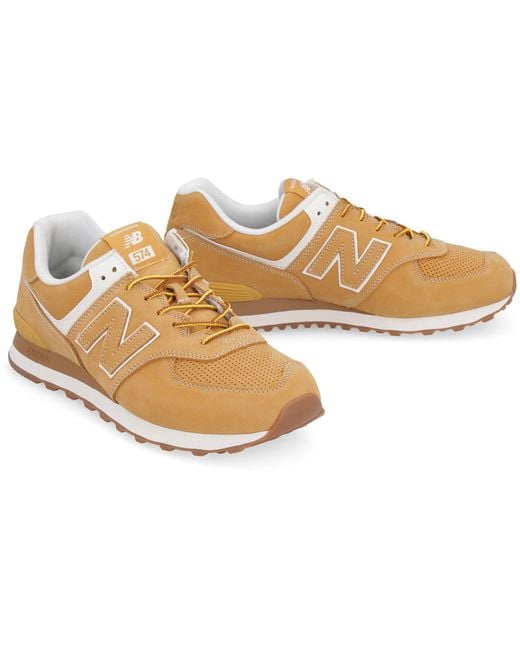 new balance 574 camel