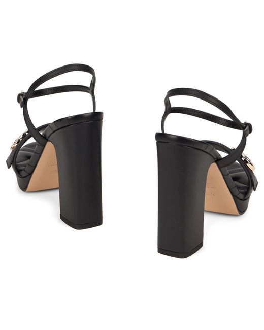 Gucci Black Gg Marmont Sandals