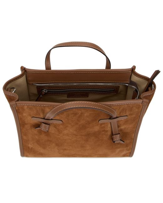 Gianni Chiarini Brown Tote Bag With Knots