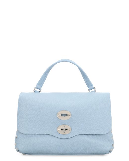 Borsa a mano Postina S in pelle di Zanellato in Blue