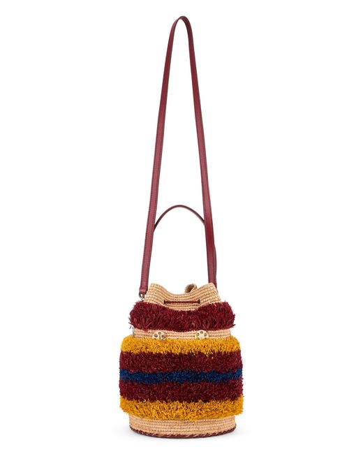 Rabanne Red Bucket Bag