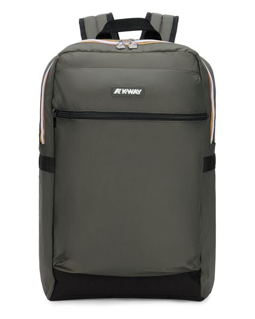 K-Way Gray Small Backpack Laon for men