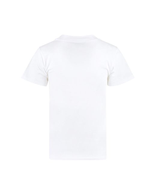 Stella McCartney White Logo Cotton T-Shirt