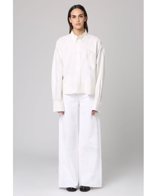 Camicia in cotone di AMI in White