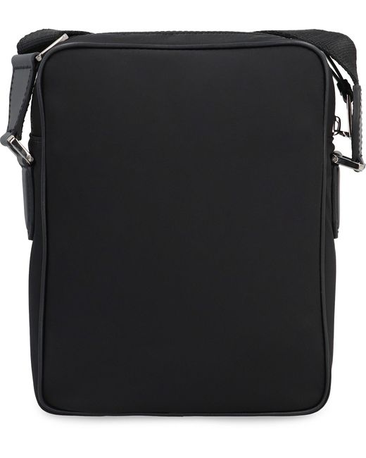 Dolce & Gabbana Black Dolce & Gabbana Nylon Messenger Bag for men