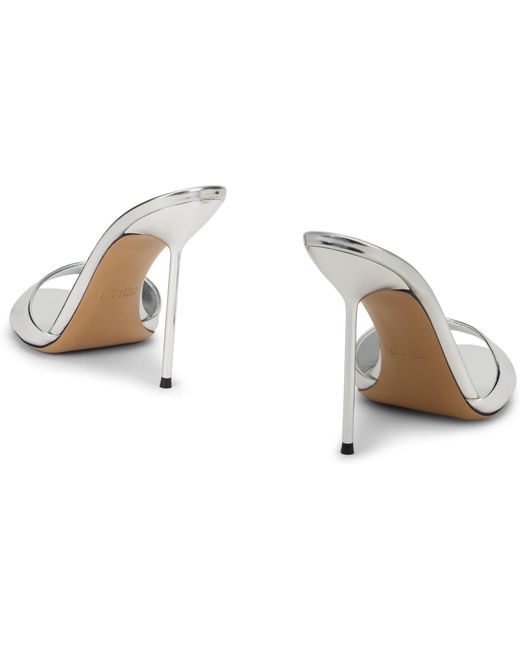 Paris Texas Metallic Mules Lidia